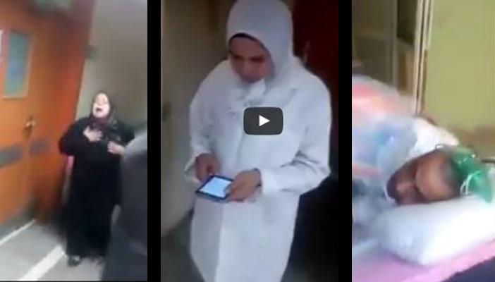 بالفيديو.. نساء يصرخن لنجدة مريضهن والممرضة مشغولة بهاتفها