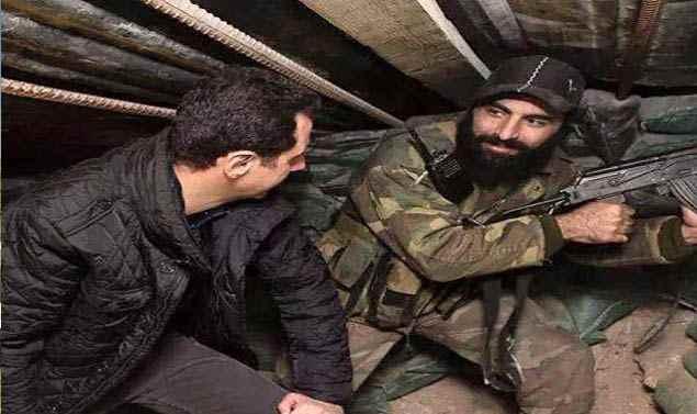 سوريون يكذبون زيارة الأسد لحي الجوبر