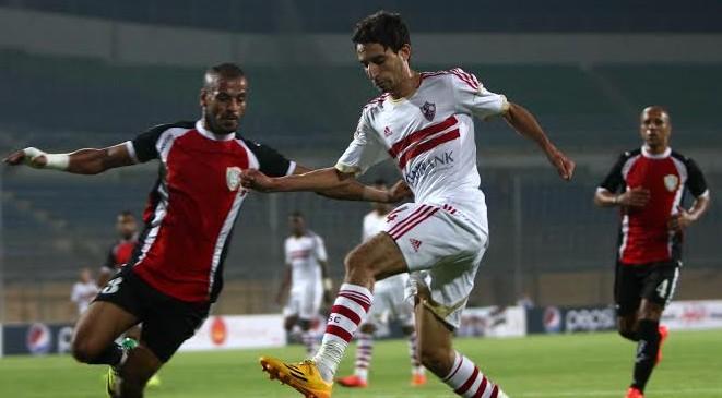 بالفيديو.. أيمن حفني يتقدم للزمالك بهدف في شباك الشرطة