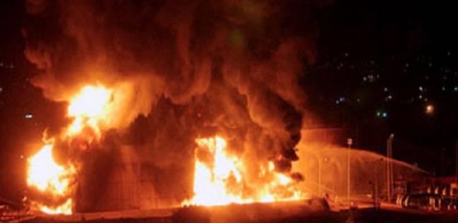 تفجير خط الغاز بمدخل مدينة العريش