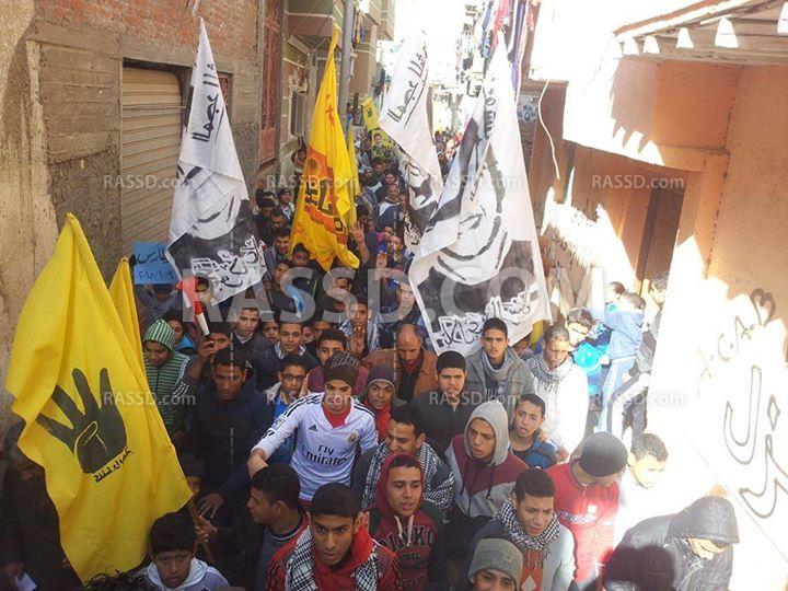 بالصور | 4 مسيرات بالفيوم عقب صلاة الجمعة