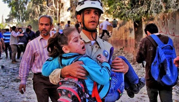 مقتل 3 أطفال جراء قصف جوي روسي استهدف روضةً في حلب