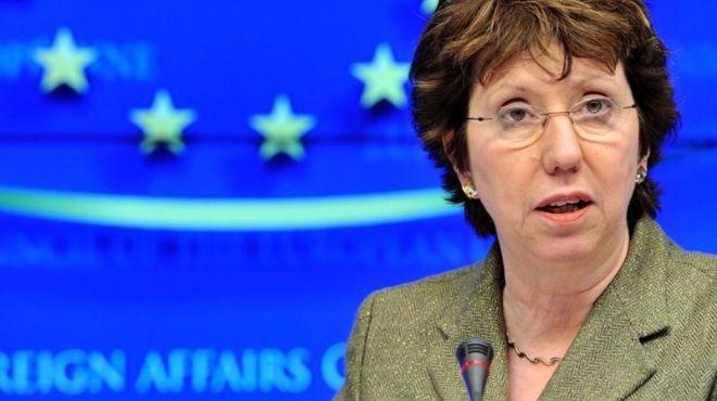 آشتون : نتطلع لرؤية نتائج التصويت على الدستور