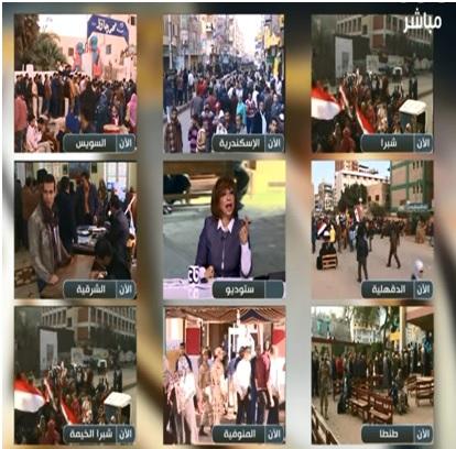 الاعلام المصري يتجاهل تصوير التصويت بالصعيد ومطروح وسيناء