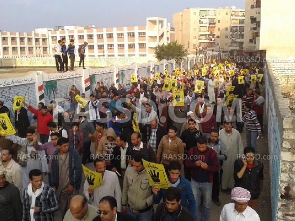 مسيرة لتحالف دعم الشرعية بالبحيرة