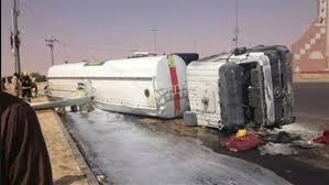 إعادة فتح طريق الإسكندرية- مطروح بعد انقلاب سيارة مواد بترولية