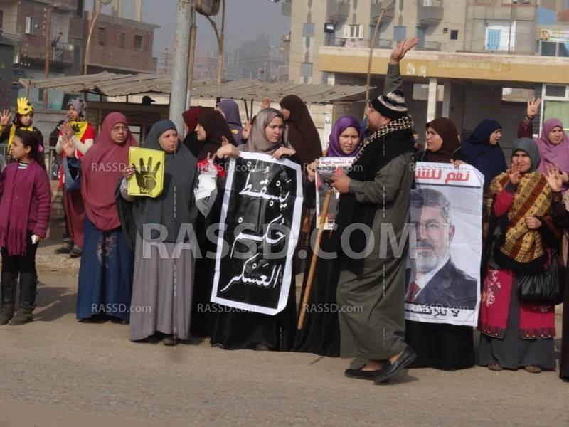 وقفة صباحية حاشدة بالحسينية شرقية فى أسبوع “التصعيد الثوري”