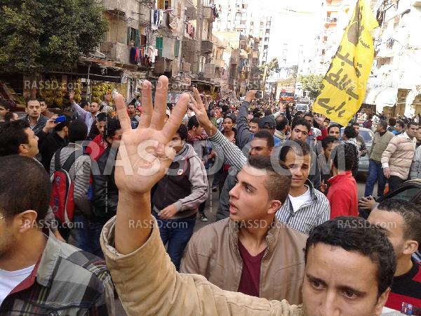 مسيرة حاشدة بالورديان فى أسبوع “التصعيد الثورى”