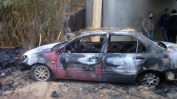 مجهولون يحرقون سيارتين لرافضى الانقلاب بدمياط