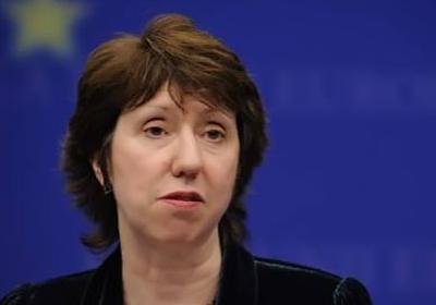 آشتون تواصل دعم الانقلاب وتؤكد: سعداء بنتائج الإستفتاء