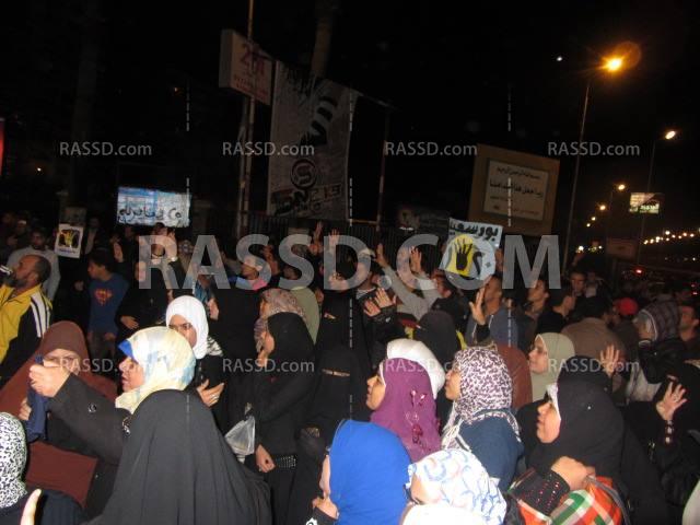 أهالي بورسعيد يتظاهرون رفضا للإنقلاب