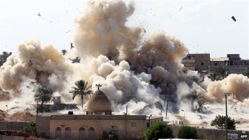 مصرع عائلتين في قصف جوي للجيش على شمال سيناء