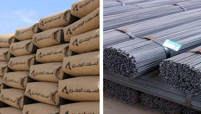 استمرار استقرار سعر طن الحديد وتراجع الإسمنت