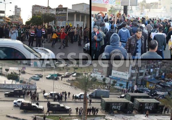 الأمن يجوب شوارع بورسعيد لإعتقال رافضو الانقلاب