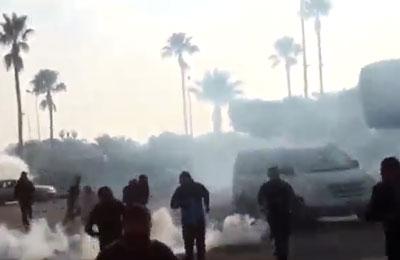 شهيد و مصابين أثناء فض تظاهرة رافضة للإنقلاب بقنا