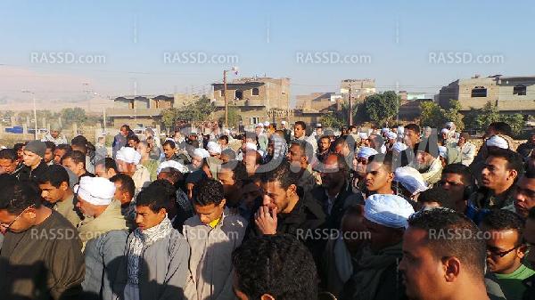 “قنا” تودع الشهيد أحمد عبدالنبي