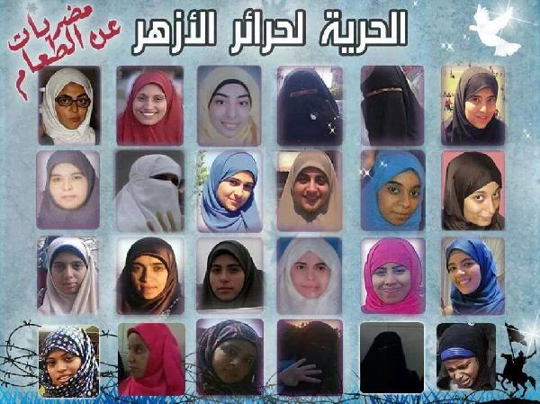 لليوم الخامس .. إضراب طالبات الأزهر المعتقلات في سجون الانقلاب