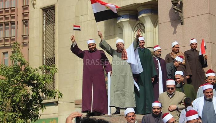 أوقاف الانقلاب: مكافاة 120جنيهًا للمشاركين في وقفة ضد الارهاب