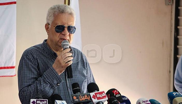 مرتضى منصور: سنلعب على بتروسبورت وسنحرر محضرا ضد الأهلي إذا لم يحضر