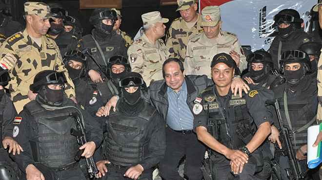 بالفيديو| السيسي: إحنا الجيش والشرطة مش هنخلص أبدًا