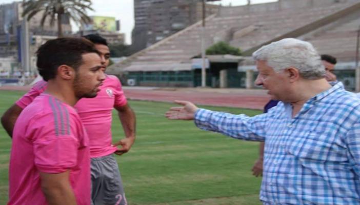 مرتضى منصور يجتمع بلاعبي الزمالك اليوم