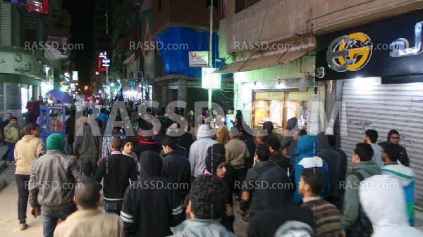 شباب ” حسم ” يتحدون أمن الانقلاب بمسيرة ليلية بالسويس