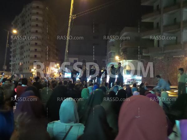 مسيره ليلية لتحالف دعم الشرعية بطنطا ضد الإنقلاب