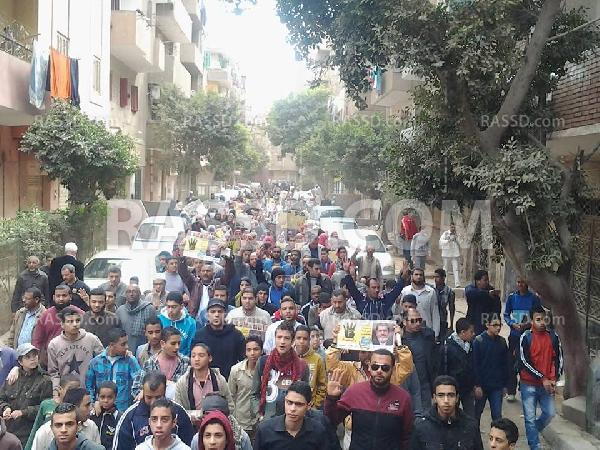 مسيرة لـ”تحالف دعم الشرعية” بحدائق حلوان تنديدا بالإنقلاب