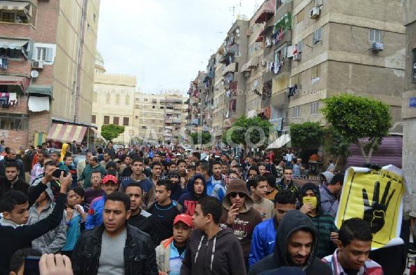 انطلاق مسيرة أحرار بورسعيد رغم الحصار الأمني