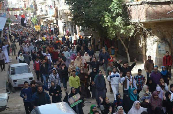 مسيرة لـ”تحالف الشرعية” بـ”المنتزه” رفضا للانقلاب العسكري
