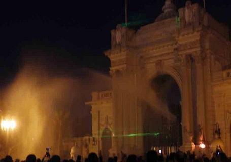 الأمن يطلق قنابل الغاز والخرطوش لتفريق متظاهرى”القبة”