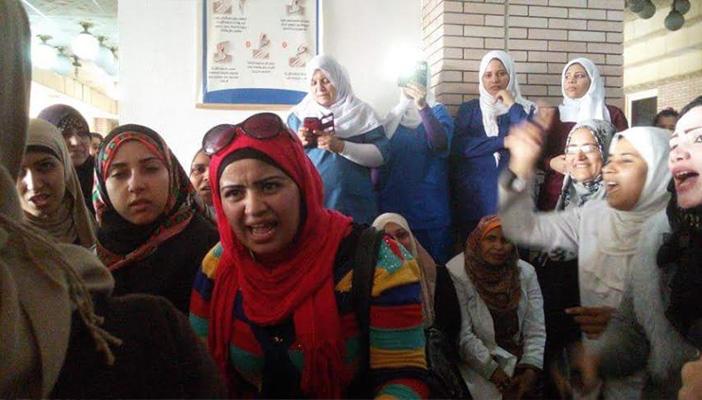 توقف العمل في مستشفى جامعة قناة السويس بعد إضراب العاملين لليوم الثالث