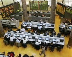 تراجع مؤشرات البورصة بداية تعاملات اليوم لجني الأرباح