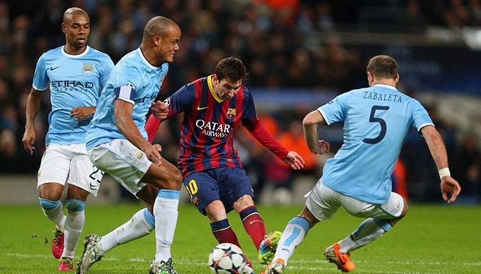 بالفيديو.. فوز ثمين لبرشلونة على مضيفه مانشيستر سيتي