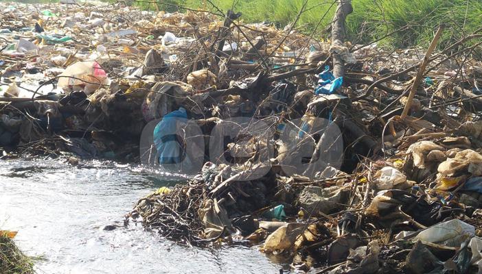 بالصور.. القمامة تمنع وصول المياه للفلاحين في قرى الزقازيق