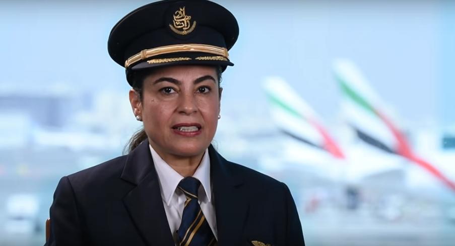 بالفيديو.. المصرية نيفين درويش أول عربية تقود الطائرة الأضخم في العالم