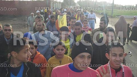 مسيرة لحركة 7 الصبح بميت غمر-الدقهلية ضد الانقلاب