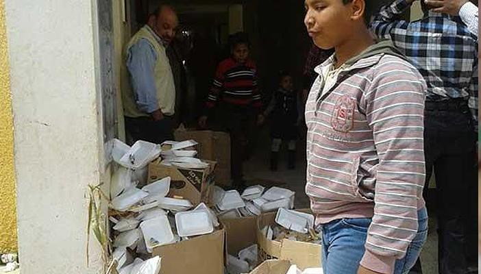 للمرة الثانية.. توزيع وجبات مدرسية فاسدة بالوادي الجديد