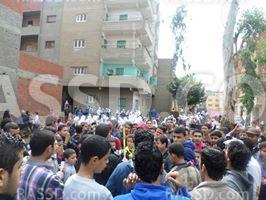 مسيرة لحركة “طلاب ضد الانقلاب” في قرية أويش الحجر بالدقهلية