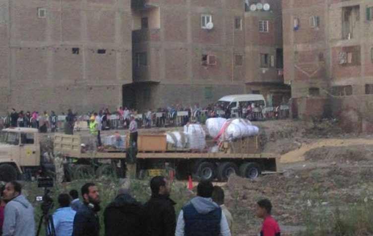 الانتهاء من رفع كل الآثار المكتشفة بالمطرية لنقلها إلى المتحف المصري