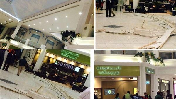 خلال شهرين.. سقوط ثاني جزء من السقف المعلق من “مبنى 2” بمطار القاهرة