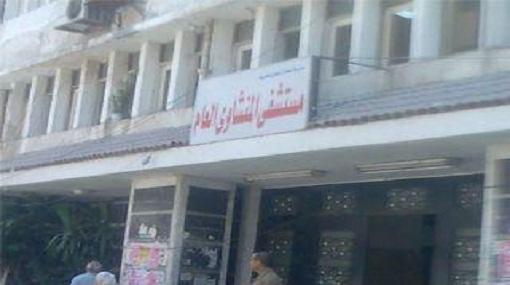 إضراب فنيو وممرضات مستشفى المنشاوى بطنطا