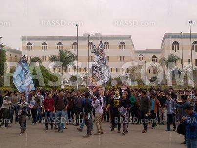 “عودة المارد الطلابي ” شعار تظاهرات جامعة الأزهر بالقاهرة