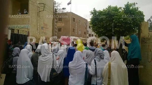 طلاب المدارس بالمنوفية يتظاهرون ضد الانقلاب العسكري