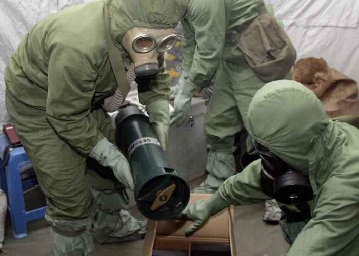 سوريا تسلم نحو نصف ترسانتها من الأسلحة الكيميائية