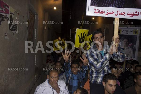 مسيرة ليلية بنزلة الشوبك احتفاء بخروج المعتقلين