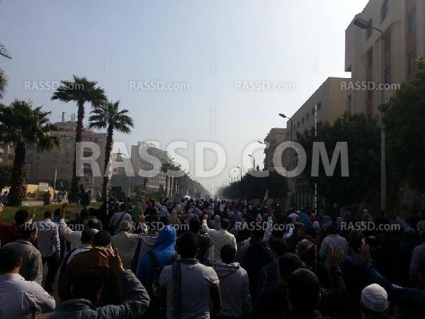 مسيرة حاشدة صباحية بالهرم رفضًا للانقلاب العسكري