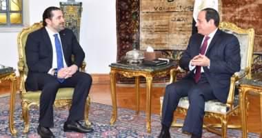 الحريري يطلب من مصر تدريب ضباط بالجيش اللبناني