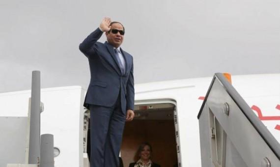 السيسي يغادر القاهرة ليبدأ زيارته إلى أميركا