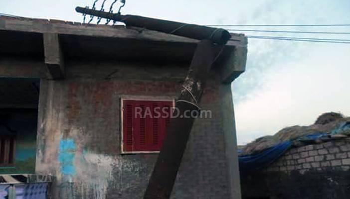 شبكة كهرباء الحامول تهدد حياة الأهالي